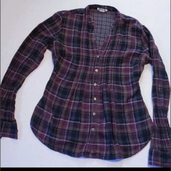 Converse one star plaid button down Xs - Picture 6 of 7